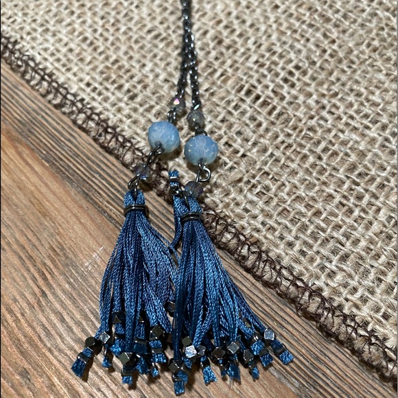 INC tassel lariat necklace - Picture 2 of 4